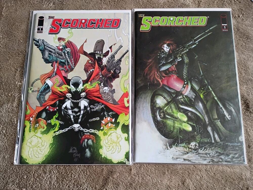 Spawn The Scorched #1 Variants Lee Image Comics 2021 NM Lot Of 2